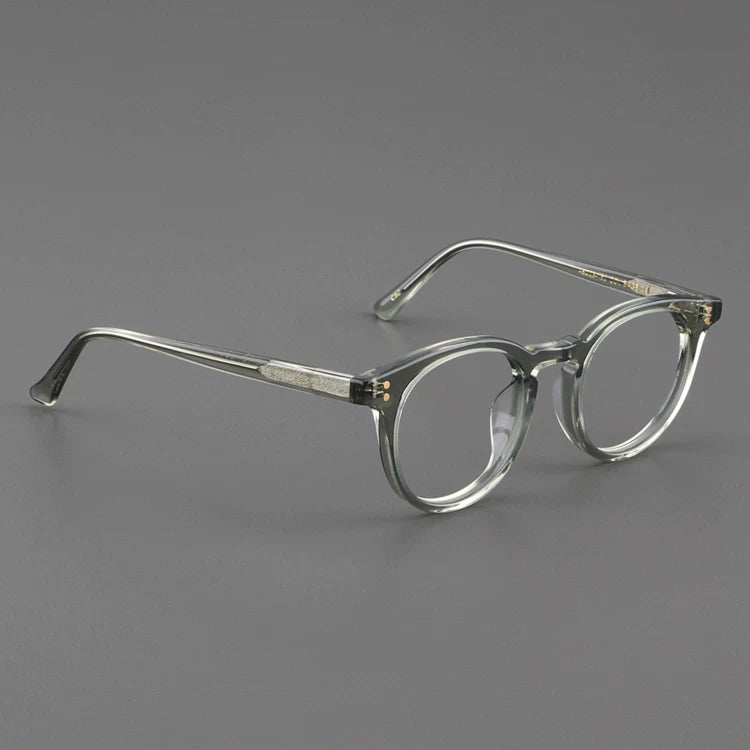Acetate Emerald Square Eyeglasses