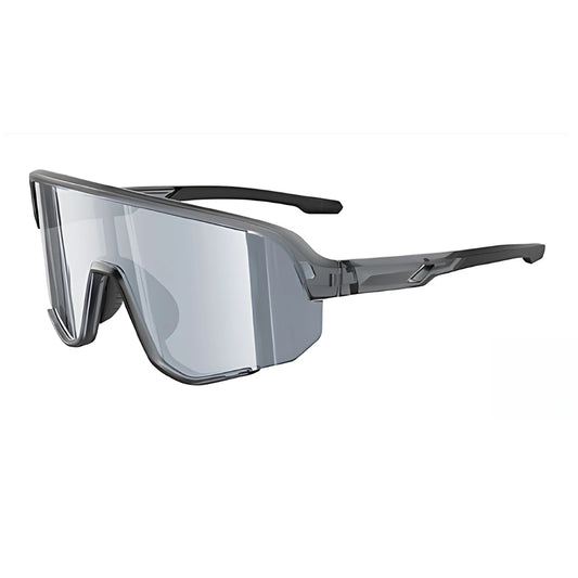 TR90 Cylindrical Shield Sports Sunglasses with PC Lens for Cycling and Outdoor Use