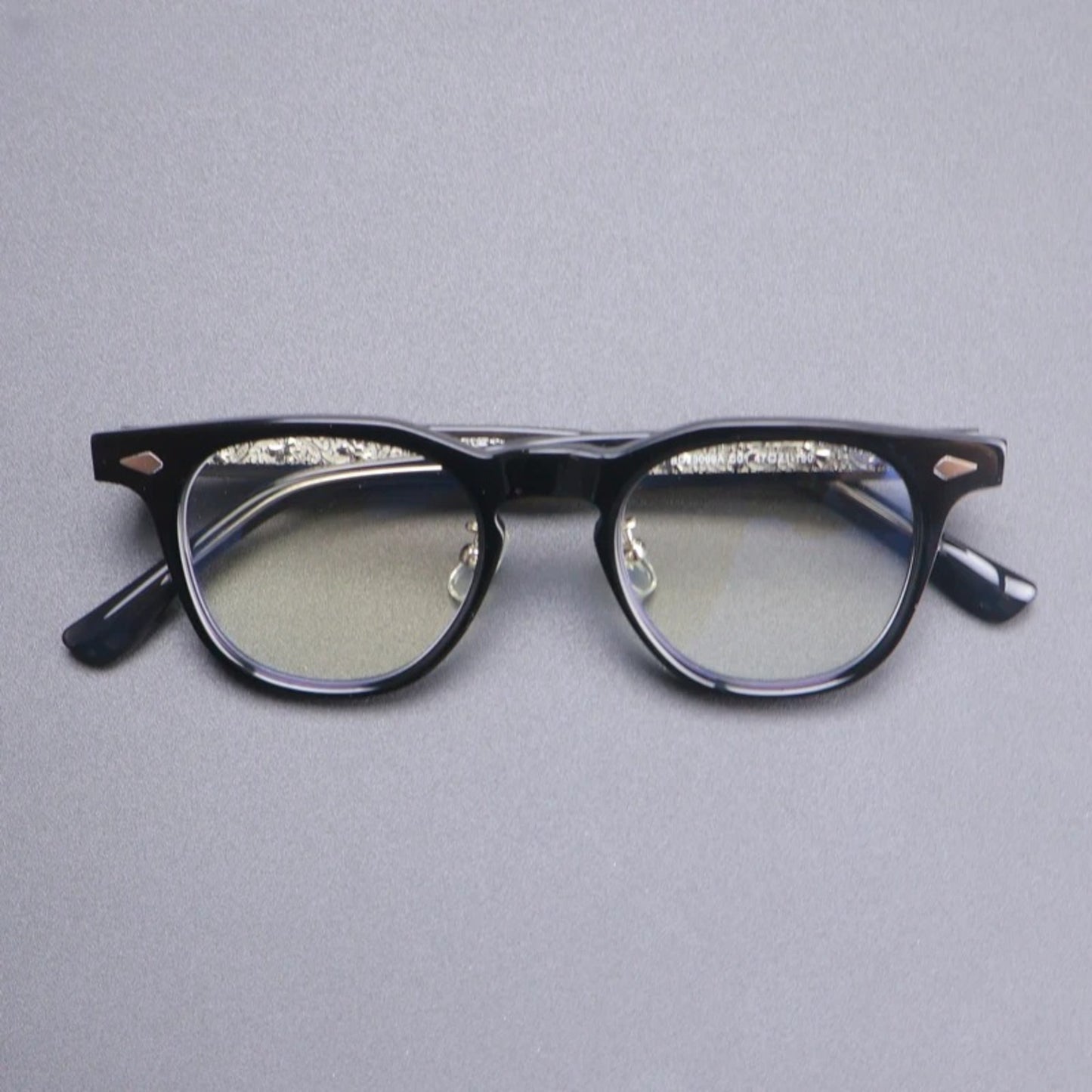 Acetate Keyhole Panto Eyeglasses