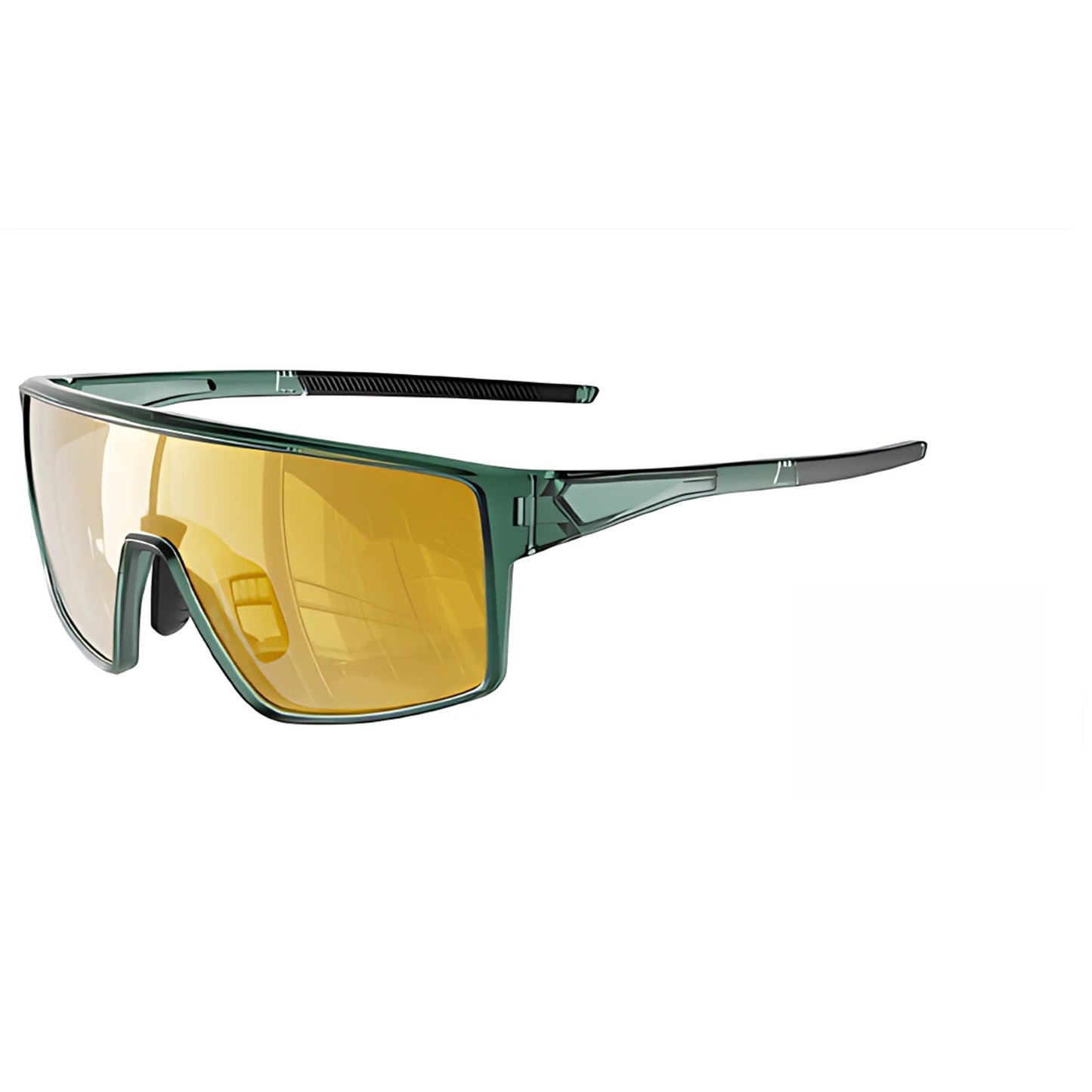 TR90 Windproof Shield Sports Sunglasses with PC Lens for Cycling, Running and Hiking