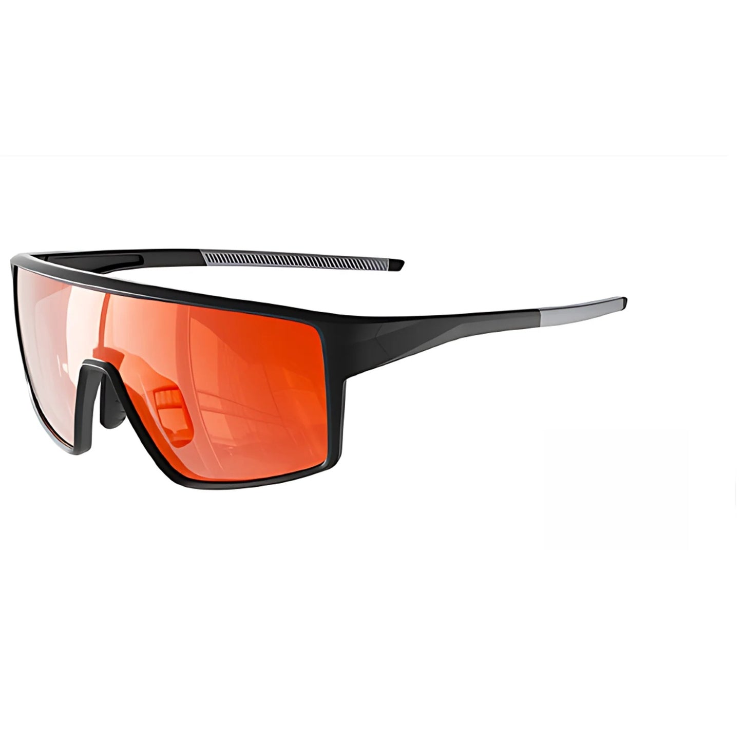 TR90 Windproof Shield Sports Sunglasses with PC Lens for Cycling, Running and Hiking