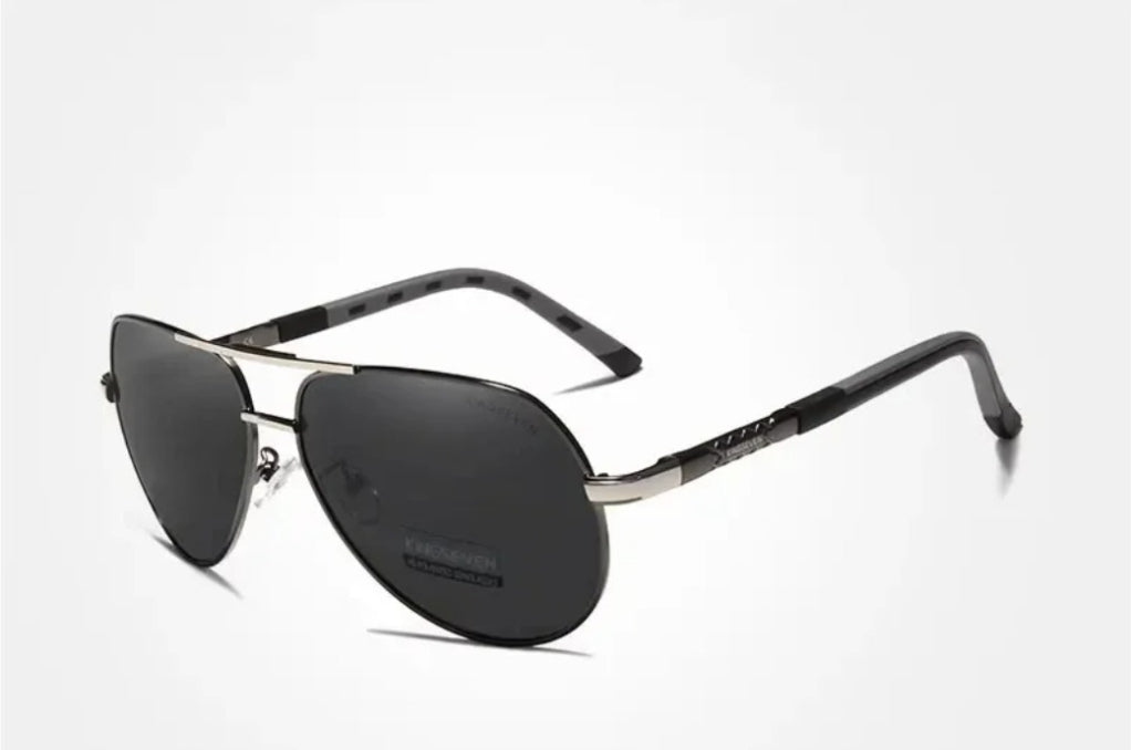 Aluminum Pilot Polarized UV400 Sunglasses