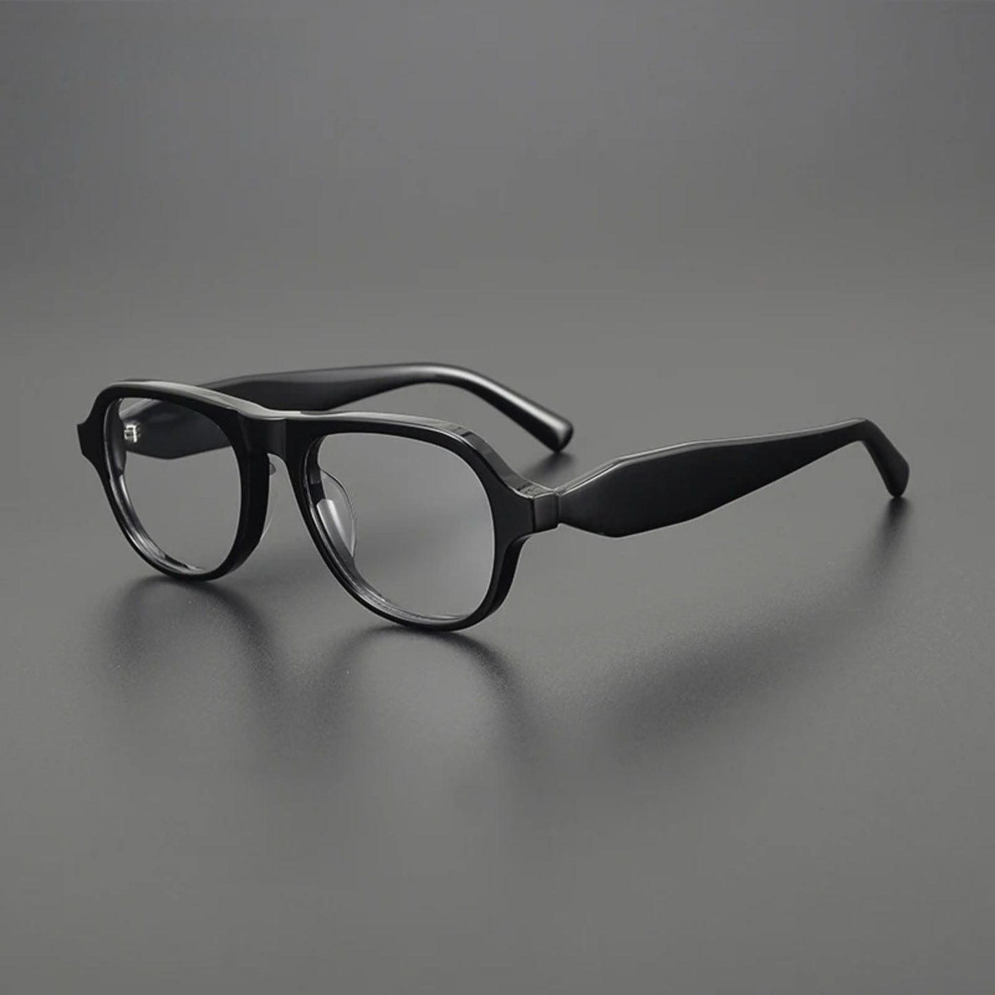 Acetate Chunky Square Eyeglasses
