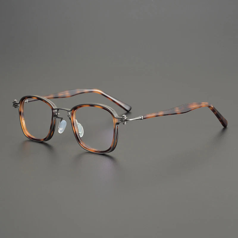 Alloy Blue Square Eyeglasses