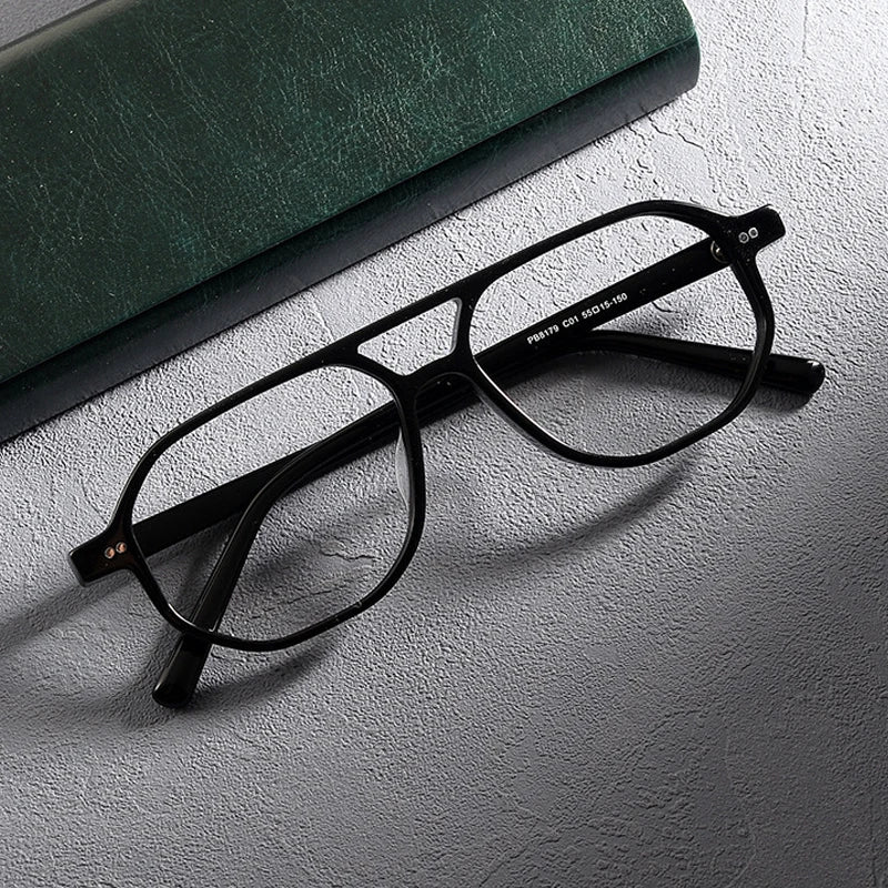 Acetate Tortoise Pilot Eyeglasses