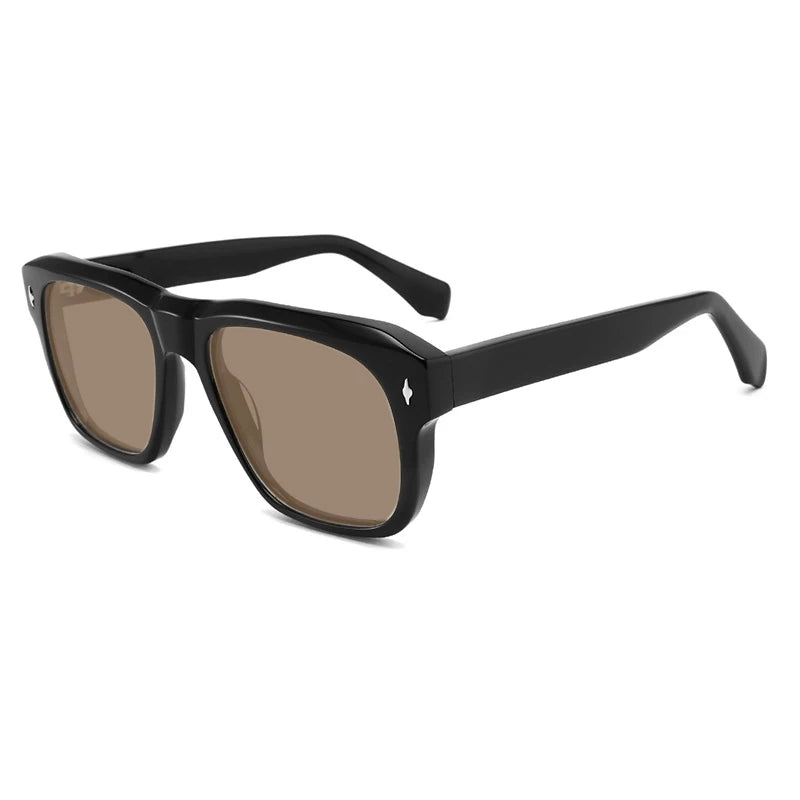Vintage Polarised Acetate Sunglasses with UV400 Protection in a Larger Fit