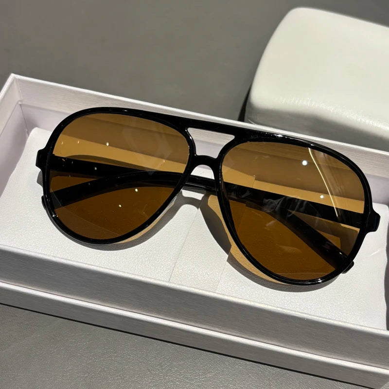 Plastic Pilot Polarized UV400 Sunglasses