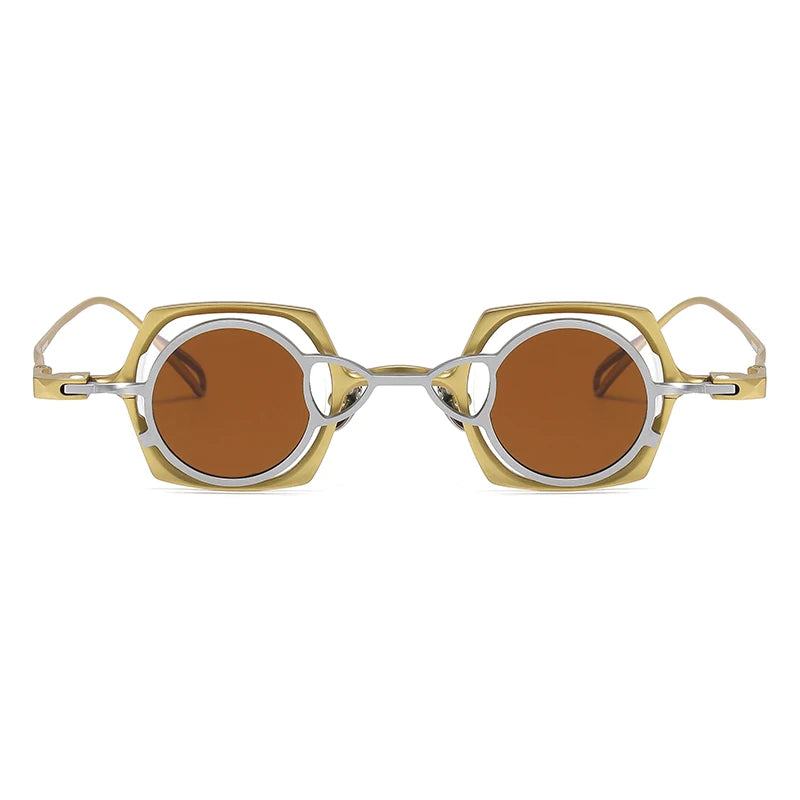 2-in-1 Magnetic Clip-On Pure Titanium Eyeglasses with Polarised Sun Clip
