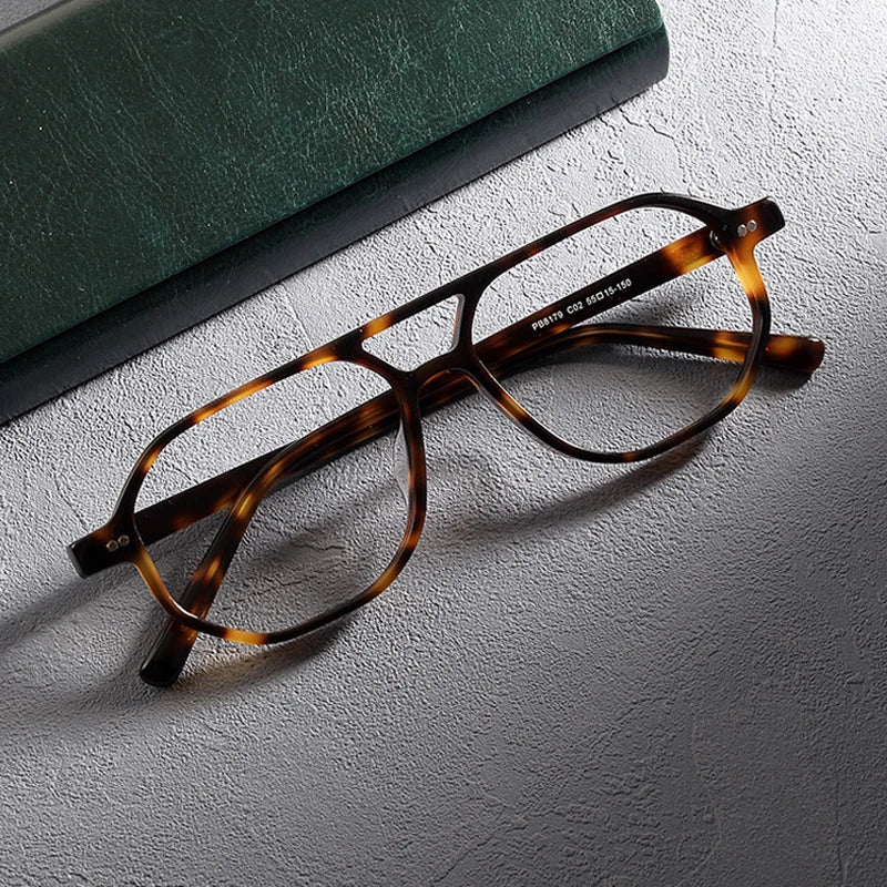 Acetate Tortoise Pilot Eyeglasses