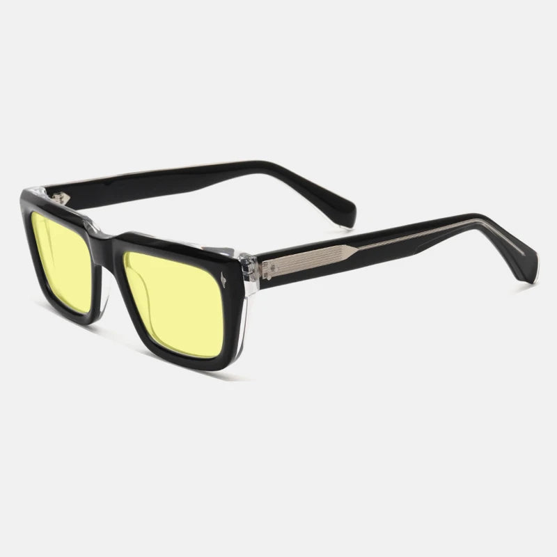 Vintage Polarised Acetate Sunglasses | UV400 | Thick Retro Frame