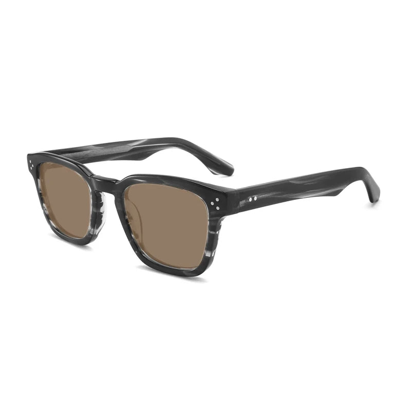 Acetate Crystal Green Polarized UV400 Sunglasses