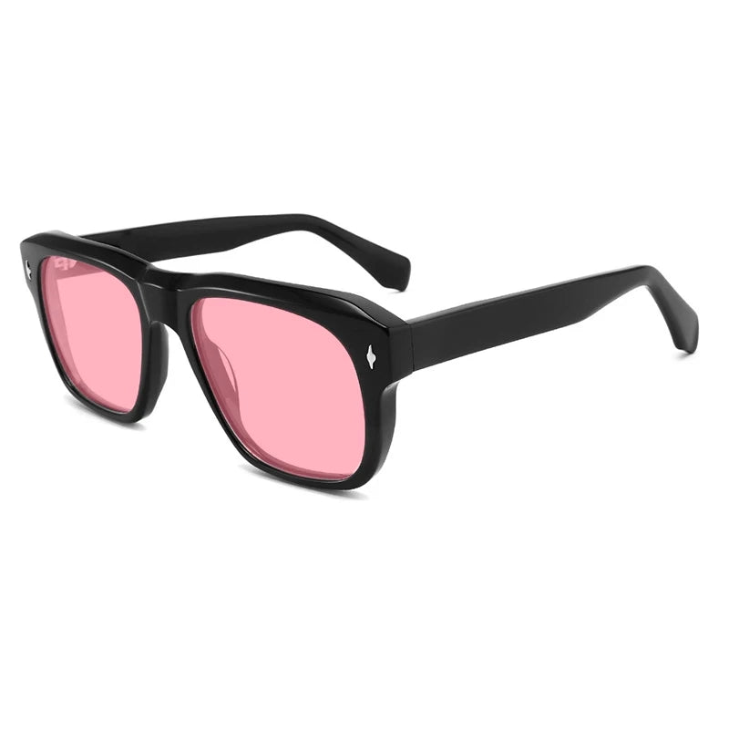 Vintage Polarised Acetate Sunglasses with UV400 Protection in a Larger Fit