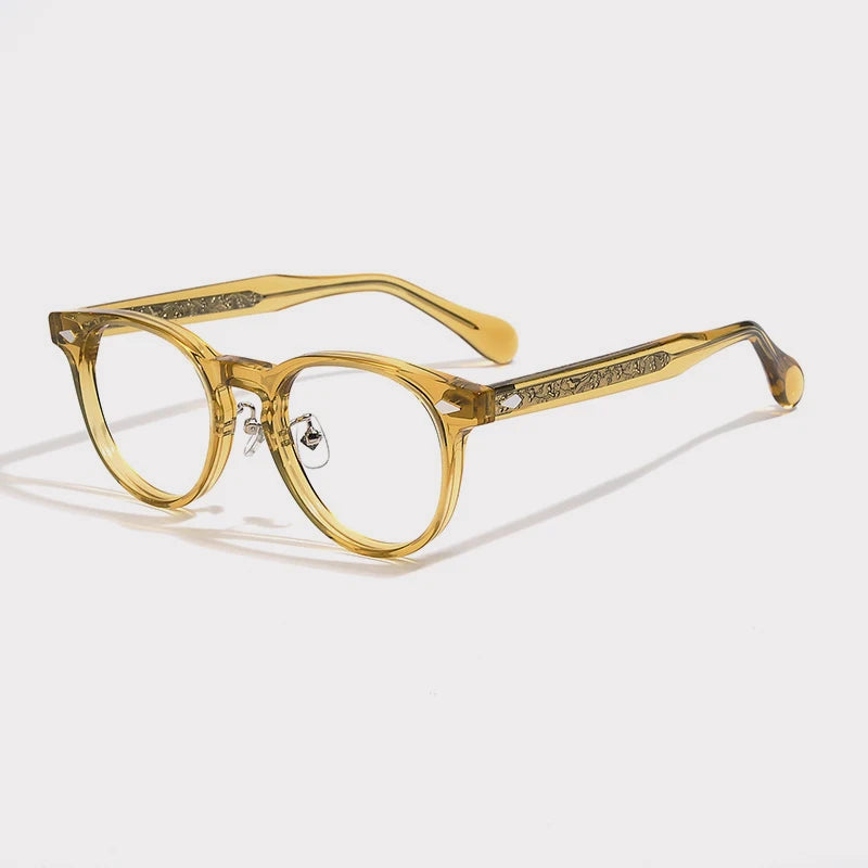 Acetate Round Prescription Eyeglasses