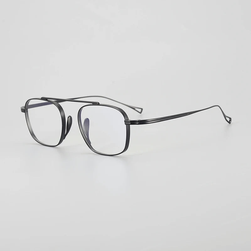 Petite Titanium Pilot Eyeglasses