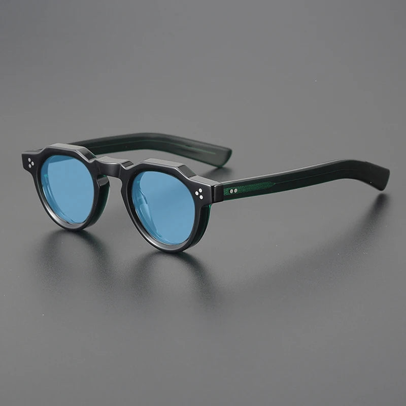 Vintage Polarised Acetate Sunglasses with UV400 Protection for a Small Fit