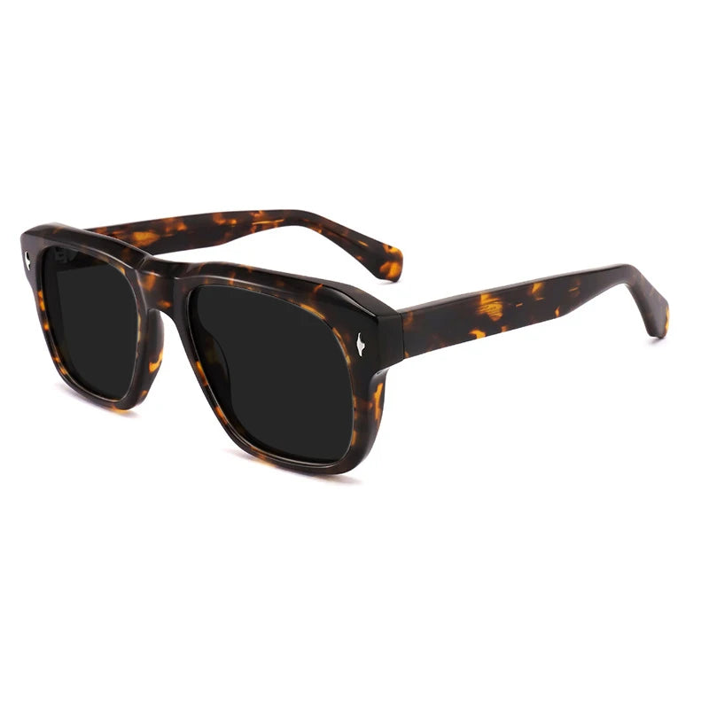 Vintage Polarised Acetate Sunglasses with UV400 Protection in a Larger Fit