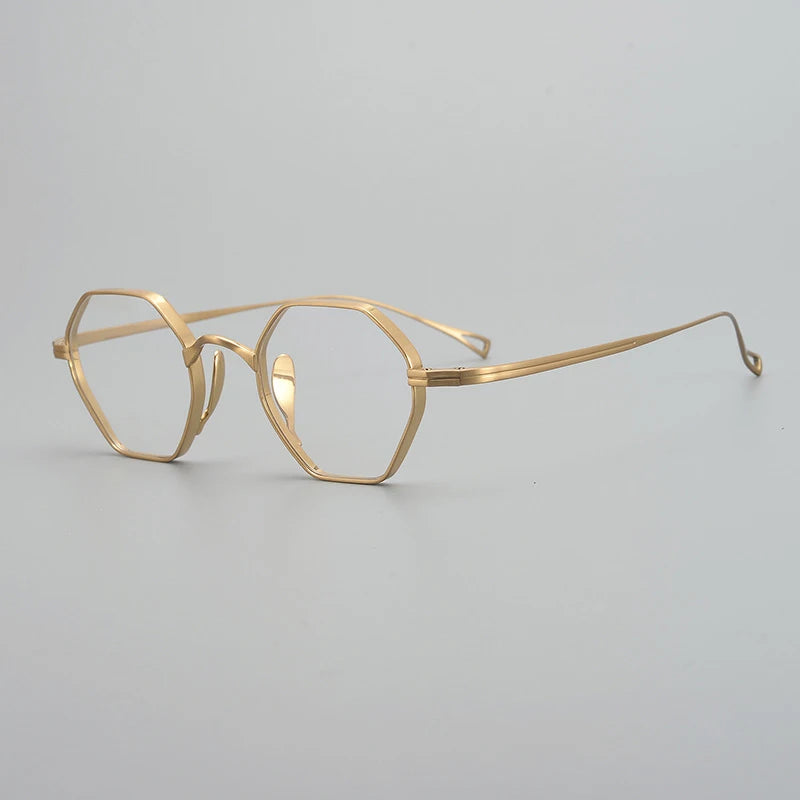 Ultra-Light Titanium Round Eyeglasses