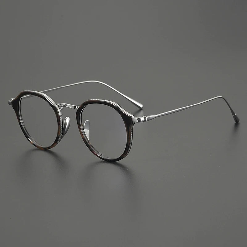 Titanium Windsor Panto Eyeglasses
