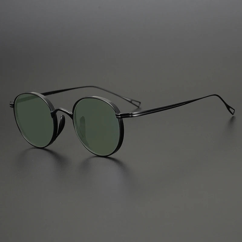 Ultra-Light Pure Titanium Polarised Sunglasses | Vintage Round
