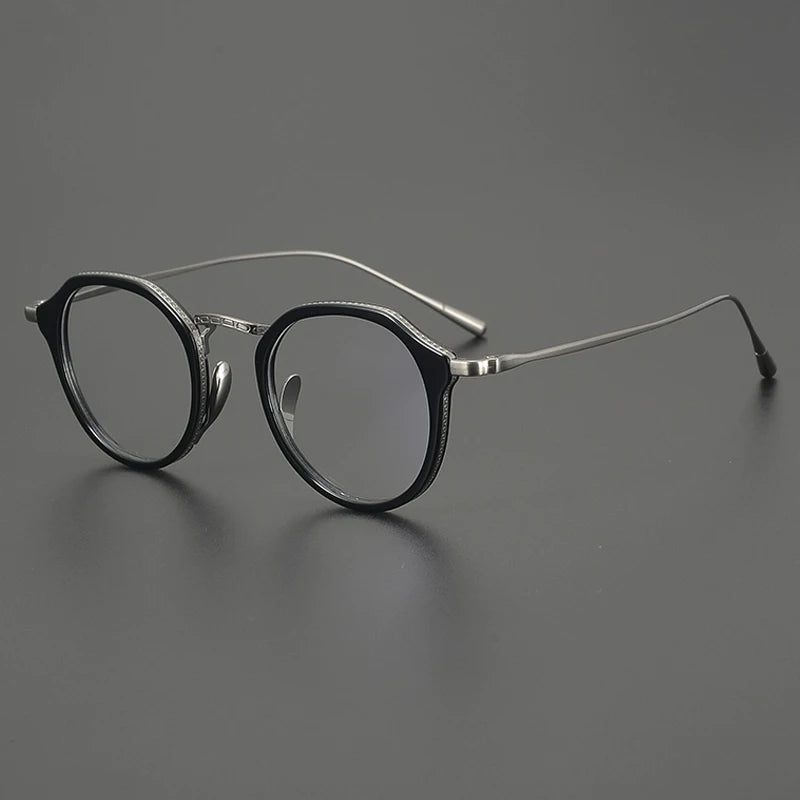 Titanium Windsor Panto Eyeglasses