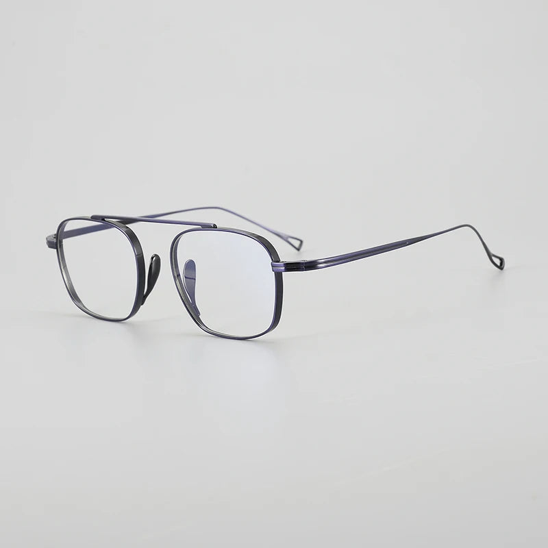 Petite Titanium Pilot Eyeglasses