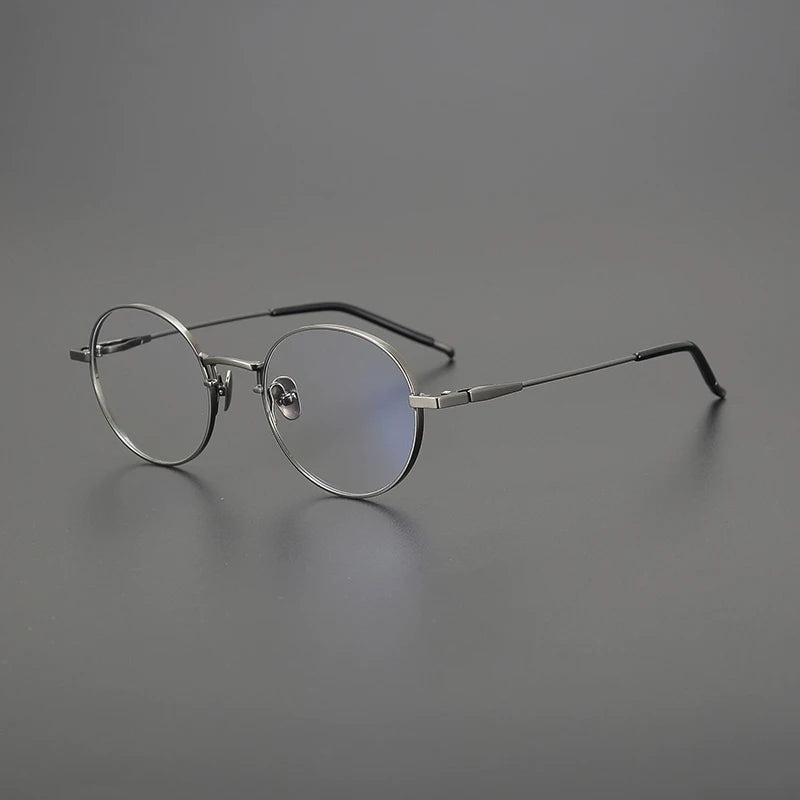Korean Titanium Round Eyeglasses