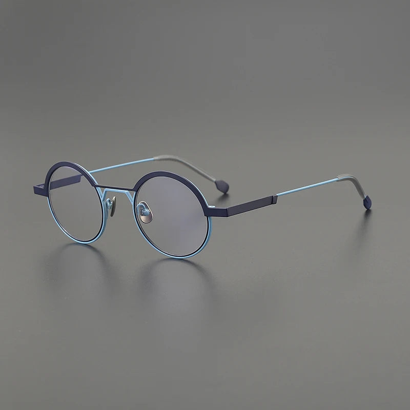 Ultra-Light Titanium Round Eyeglasses