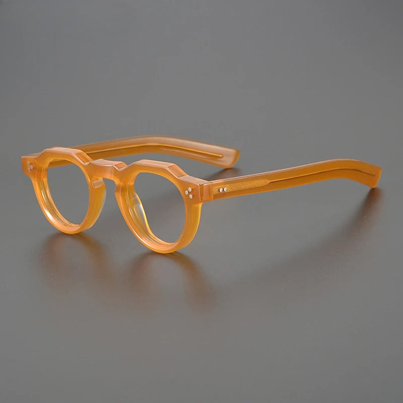 Vintage Small Round Acetate Glasses Frame