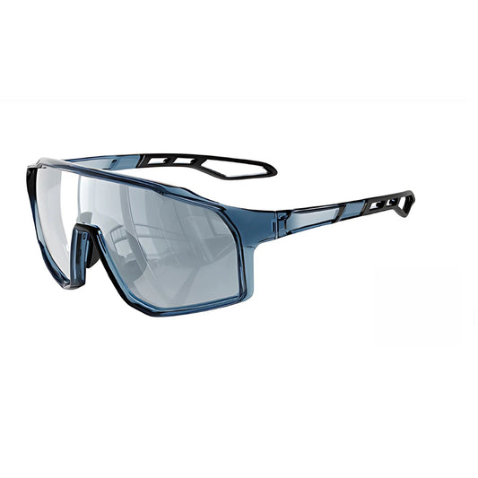 TR90 Angular Shield Sports Sunglasses with PC Lens for Cycling and Outdoor Use