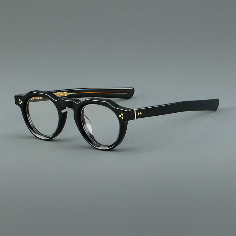 Vintage Geometric Acetate Glasses Frames