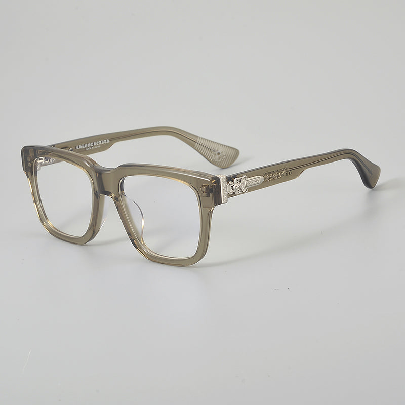 Retro Rectangular Acetate Glasses Frames