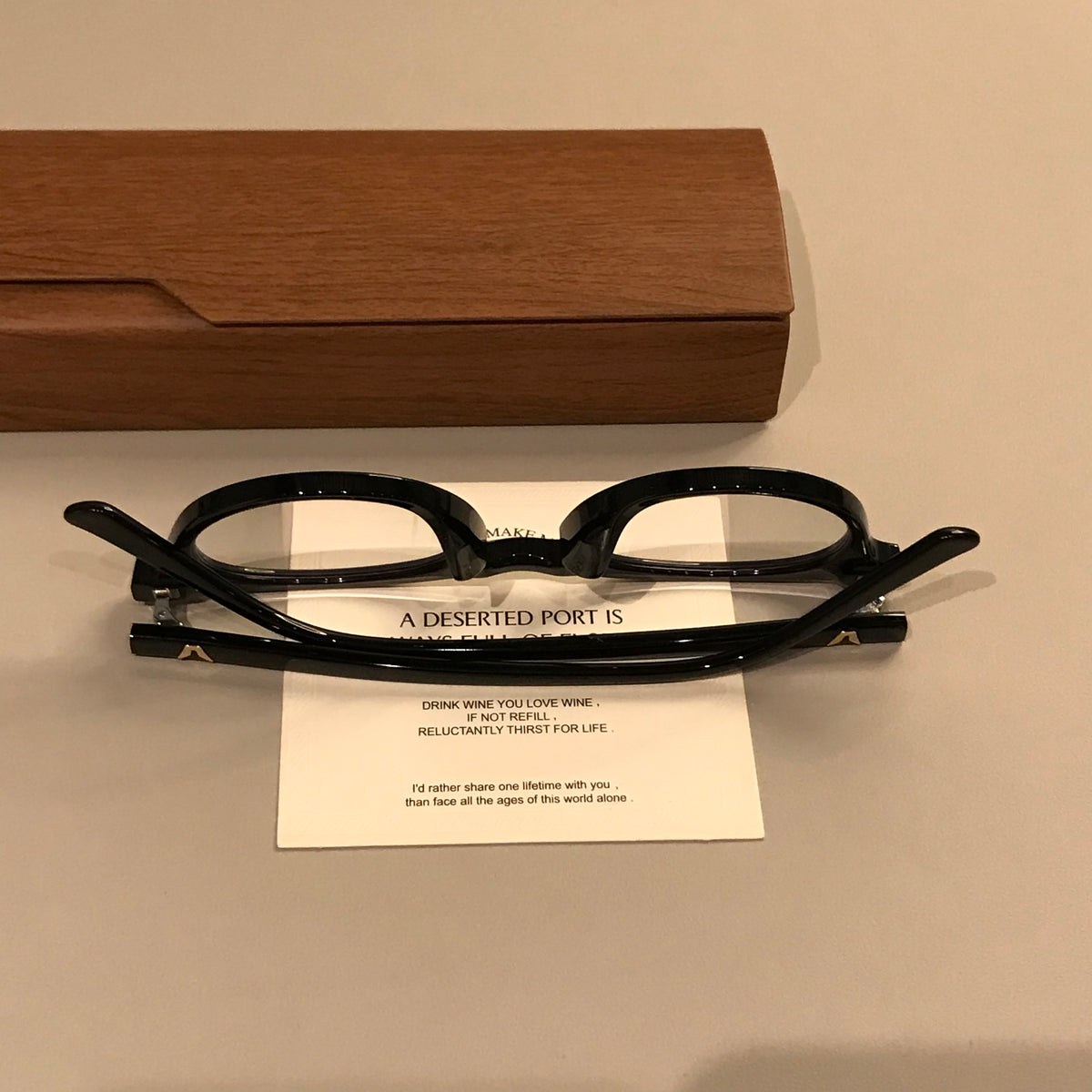 Compact Oval Eyeglass Frames with Thick Rims, Black or Tortoiseshell