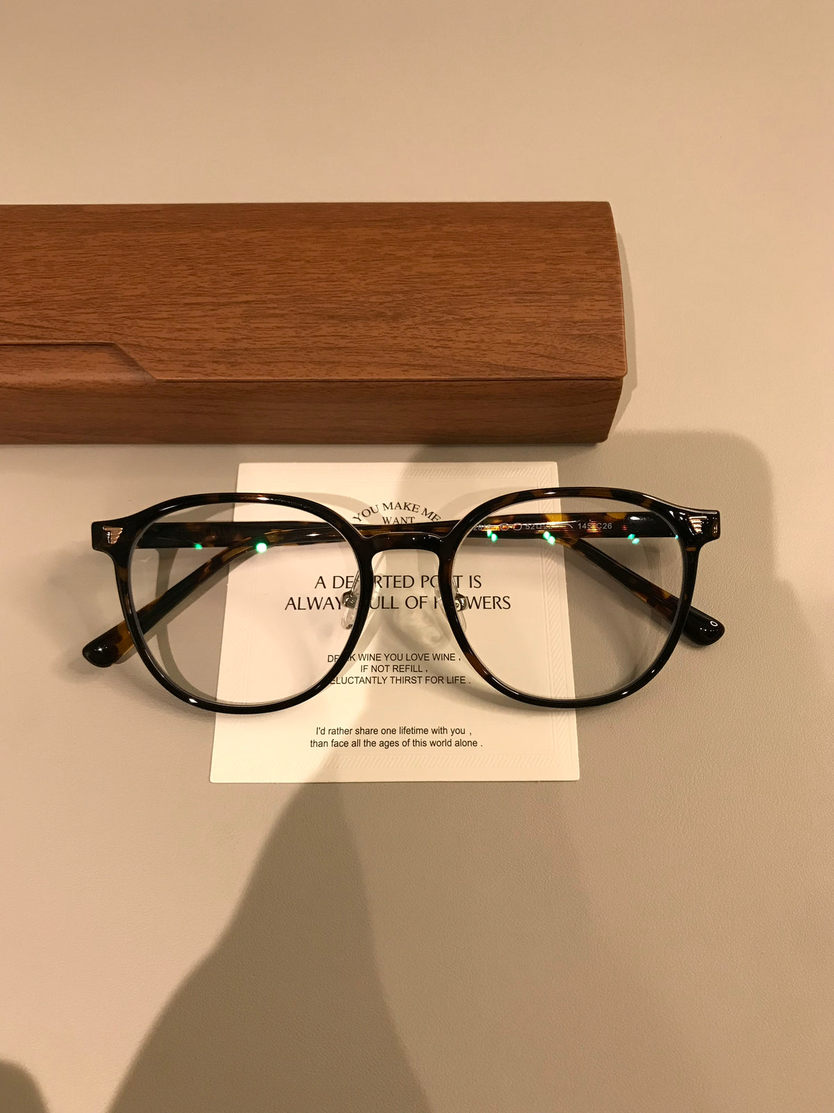 Rounded Square Eyeglass Frames with a Raised Brow, Amber Tortoiseshell or Black