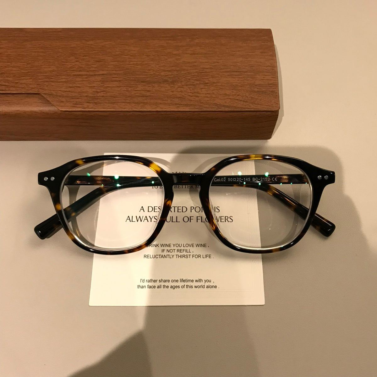 Retro Eyeglass Frames with a Rounded Front and Broad Temples, Four Colors