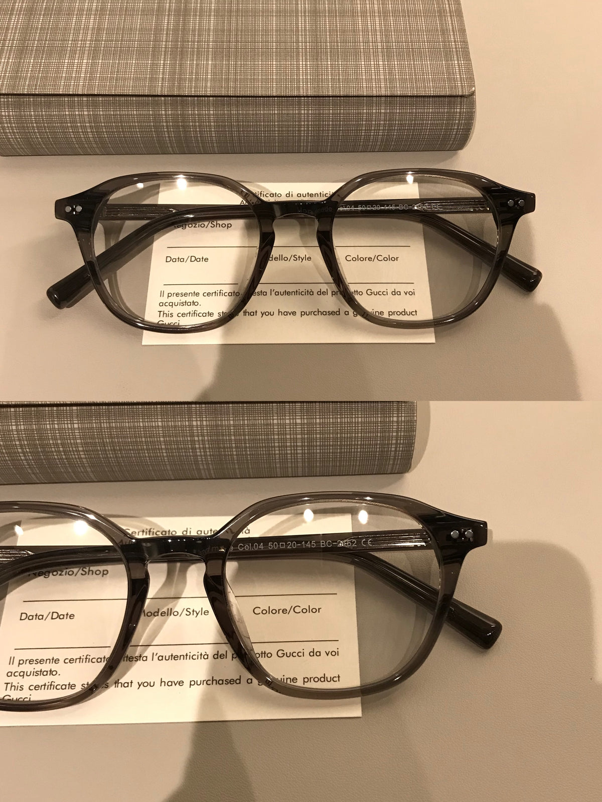 Retro Eyeglass Frames with a Rounded Front and Broad Temples, Four Colors