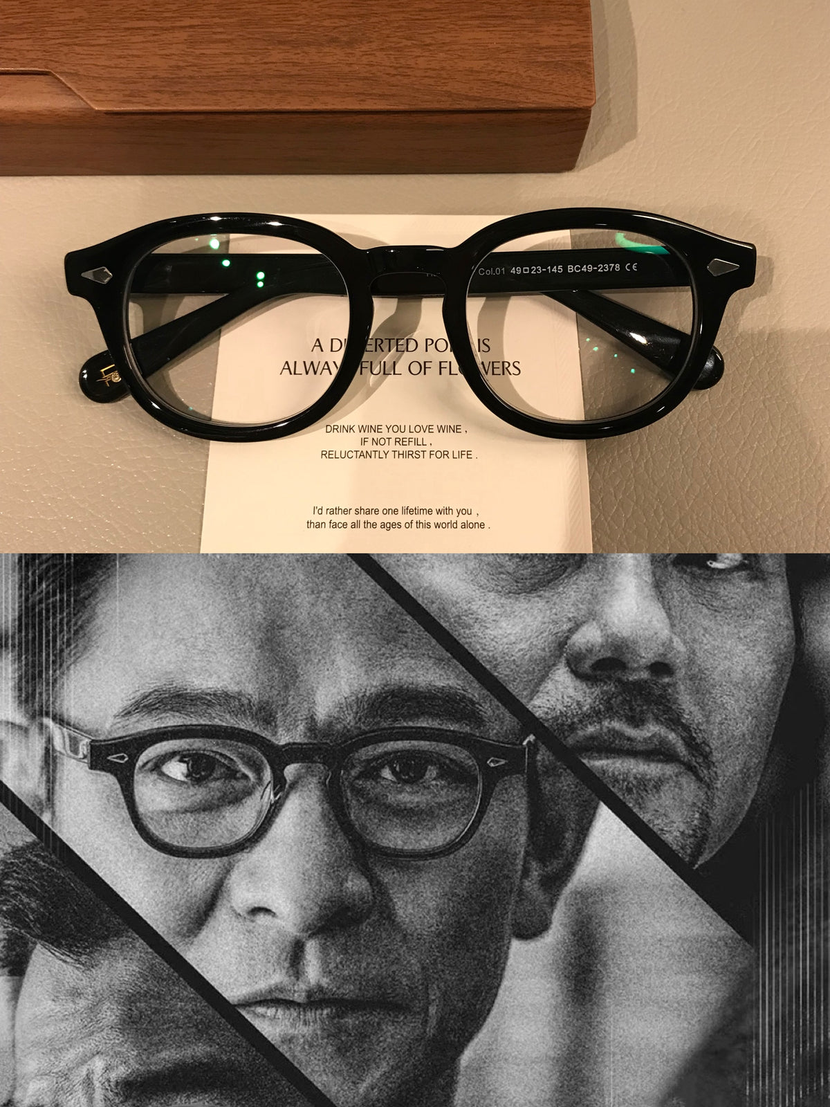 Men's Boston-Style Oval Eyeglass Frames with Thick Rims, Black or Tortoiseshell