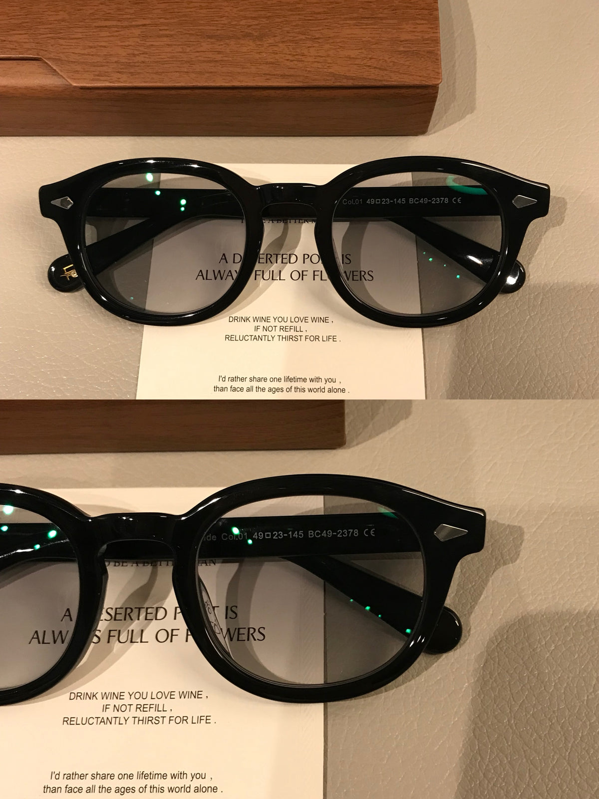 Men's Boston-Style Oval Eyeglass Frames with Thick Rims, Black or Tortoiseshell