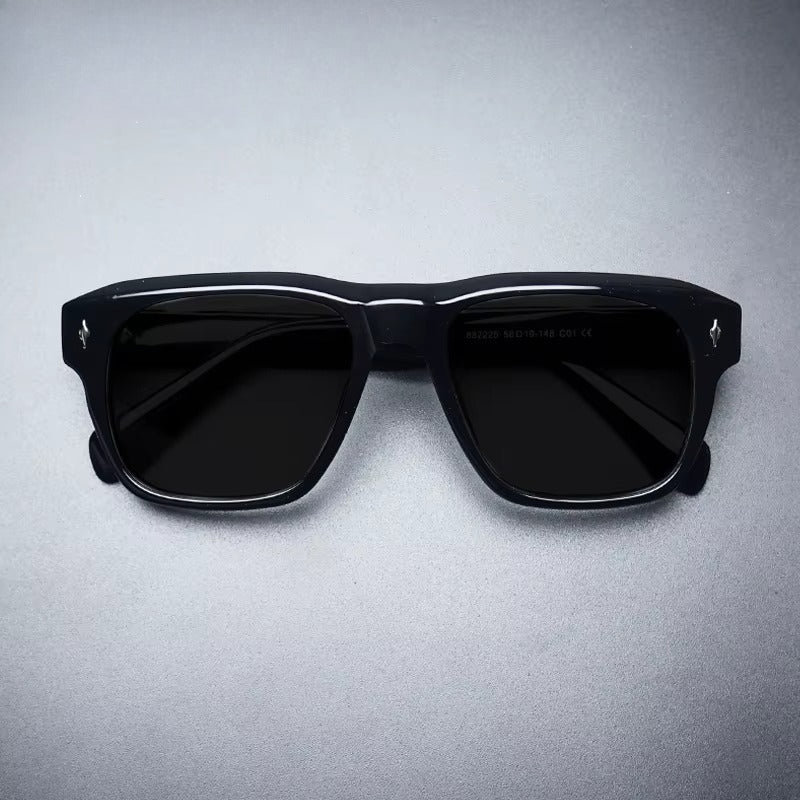 Vintage Polarised Acetate Sunglasses with UV400 Protection in a Larger Fit