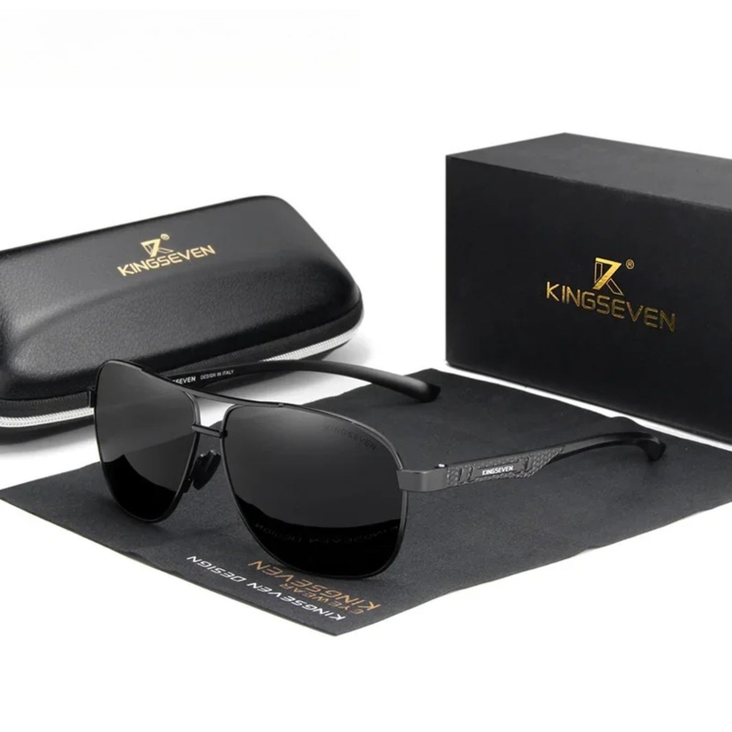 Aluminum Pilot Polarized UV400 Sunglasses