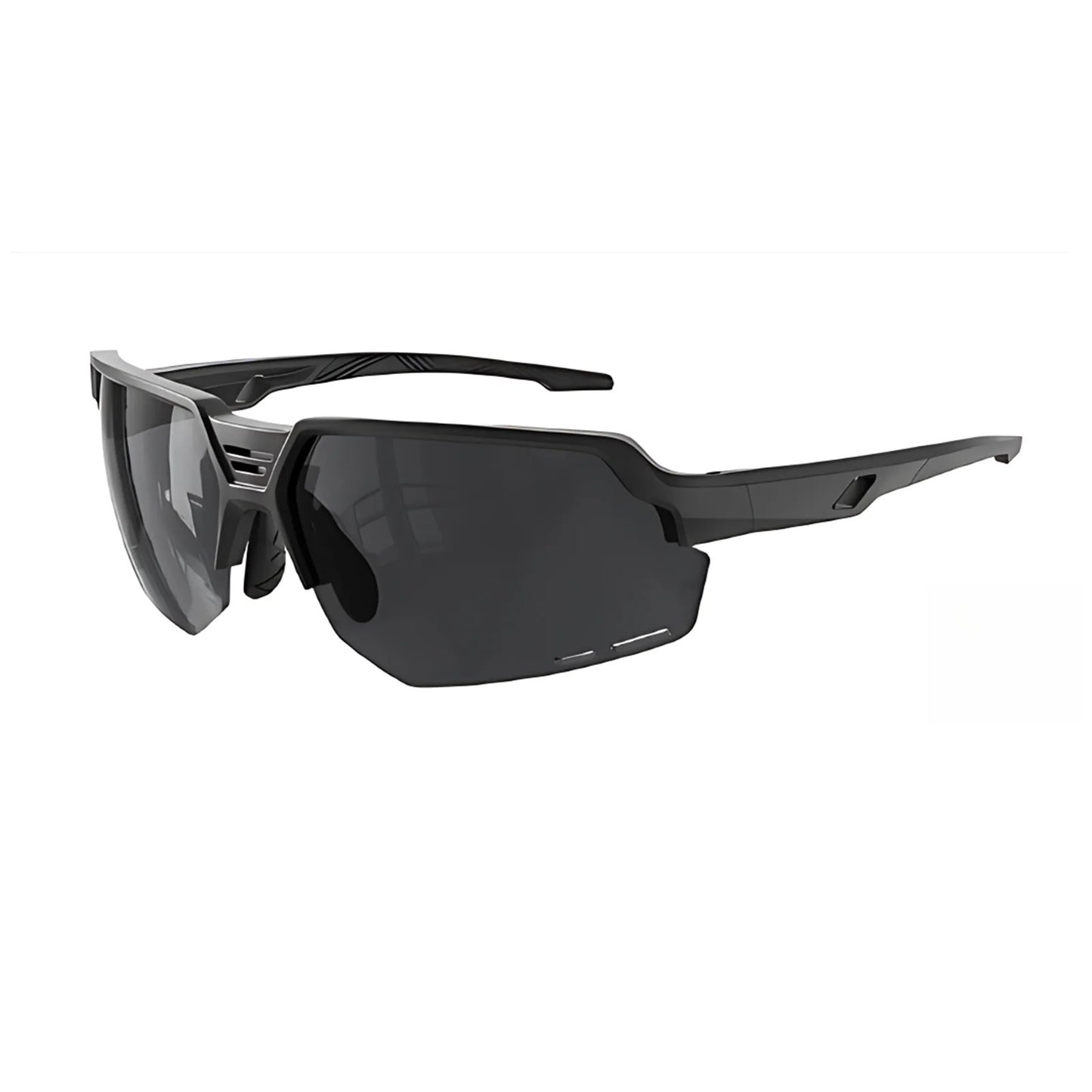 TR90 Half-Rim Sports Sunglasses with PC Lens for Cycling and Outdoor Training