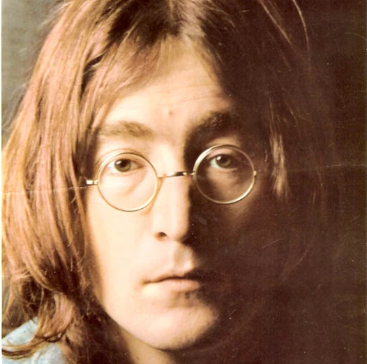 Vintage 38mm Small Round John Lennon Style Metal Eyeglass Frames with Spring Hinges