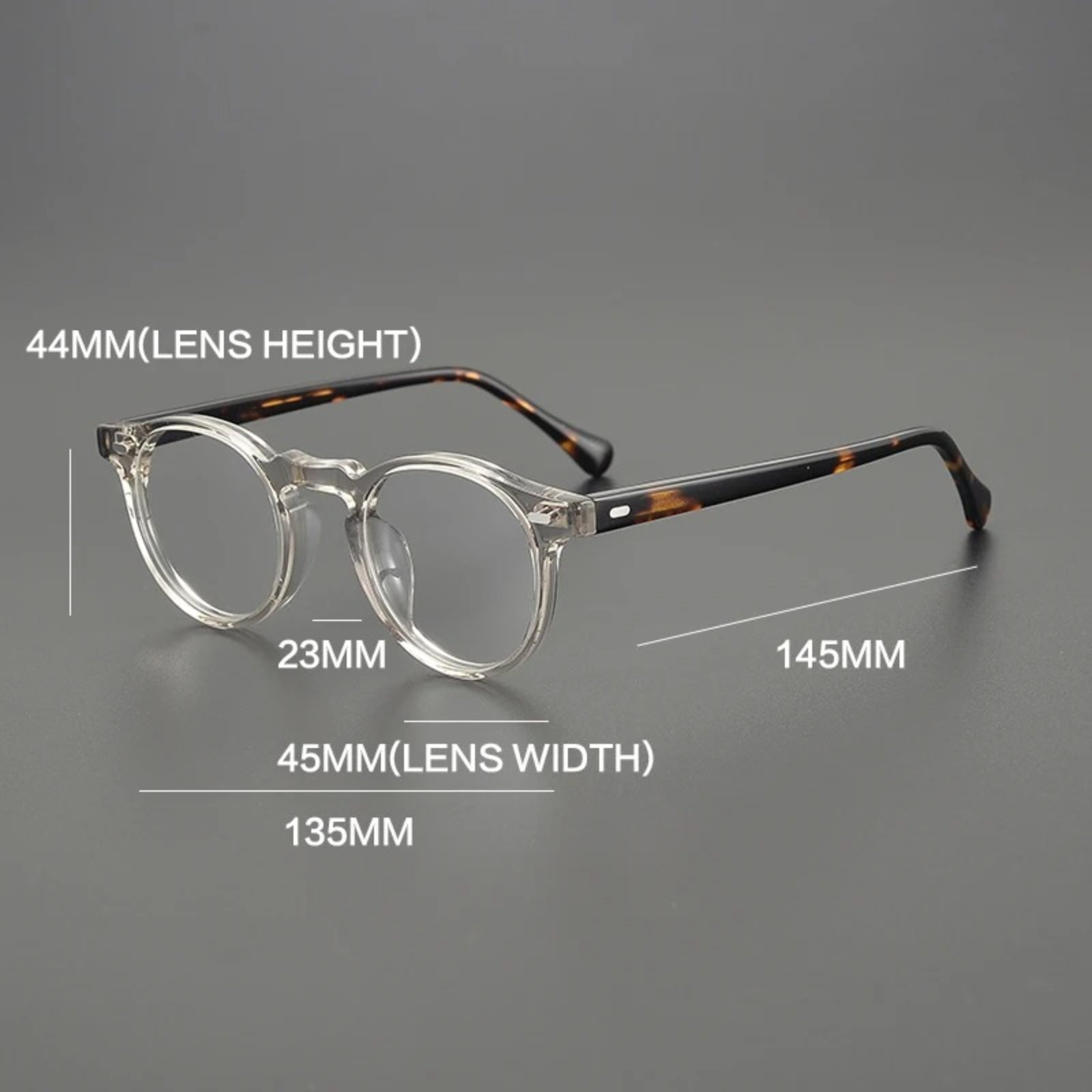Japanese Acetate Panto Prescription Eyeglasses | Retro Optical Frame for Rx Lenses – CINILY UK lens detail