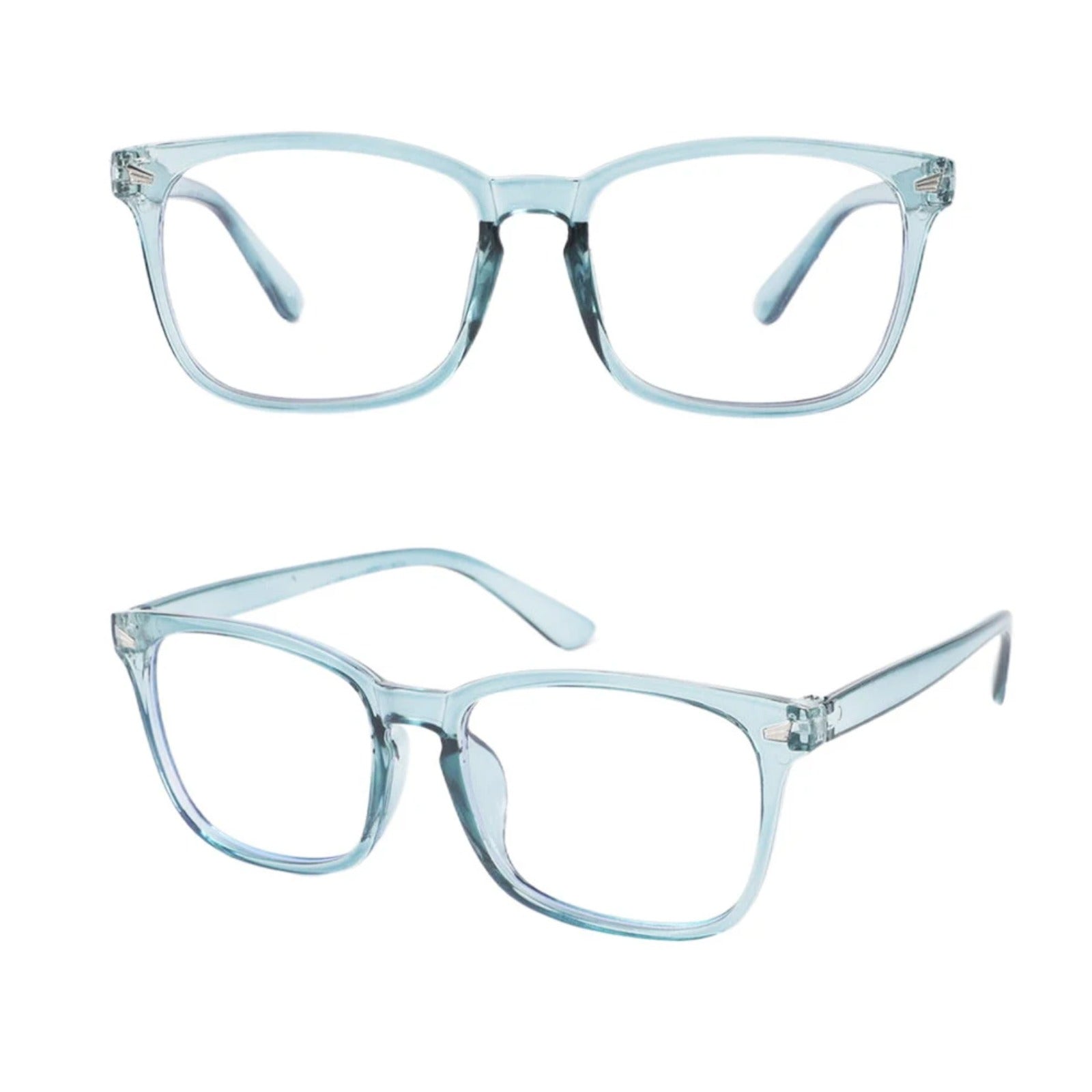 Black Square Blue Light Glasses | Affordable Screen Glasses Online – CINILY UK additional product view