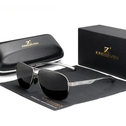 Aluminum Pilot Polarized UV400 Sunglasses | HD Driving Shades – CINILY UK additional product view