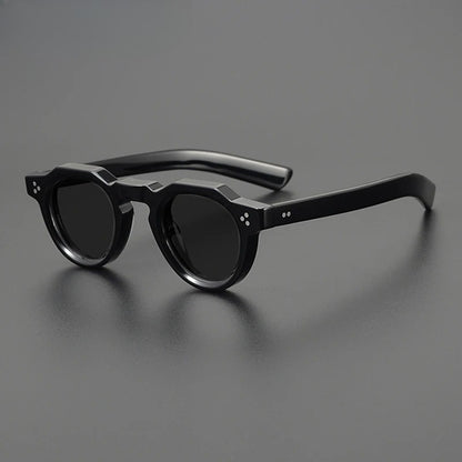 Vintage Polarised Acetate Sunglasses with UV400 Protection and a Small Fit front view