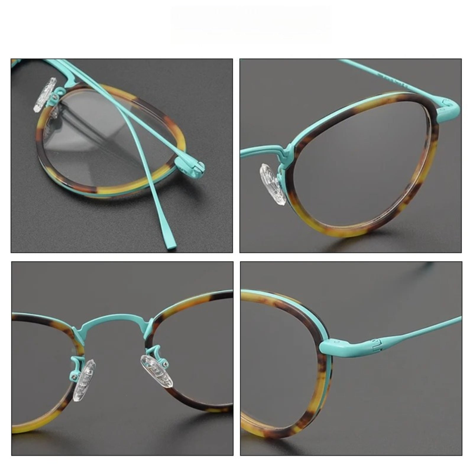 Titanium Cat Eye Prescription Eyeglasses | Stylish Lightweight Rx Glasses Online – CINILY UK additional product view
