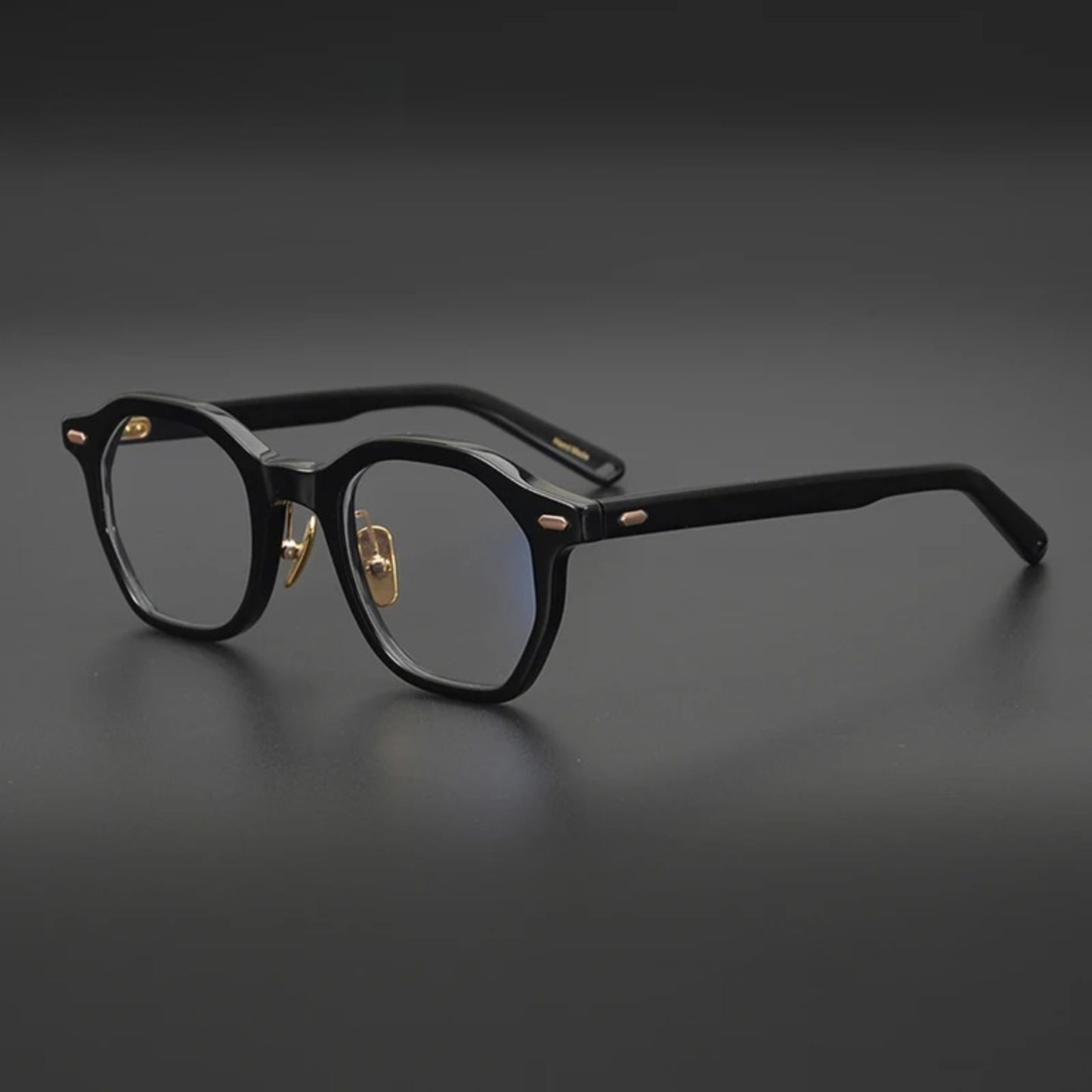Classic Acetate Square Eyeglasses