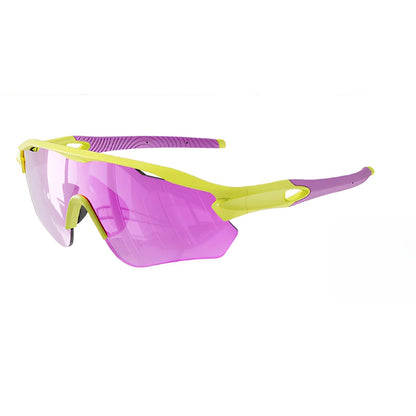 TR90 Half-Rim Cycling Sunglasses with UV Protection and Windproof Coverage additional product view