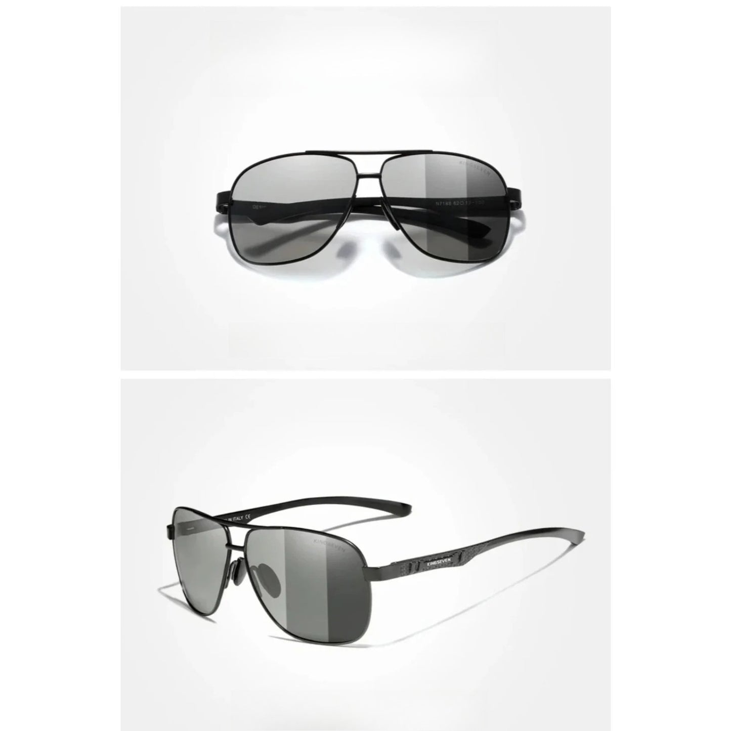 Aluminum Pilot Polarized UV400 Sunglasses