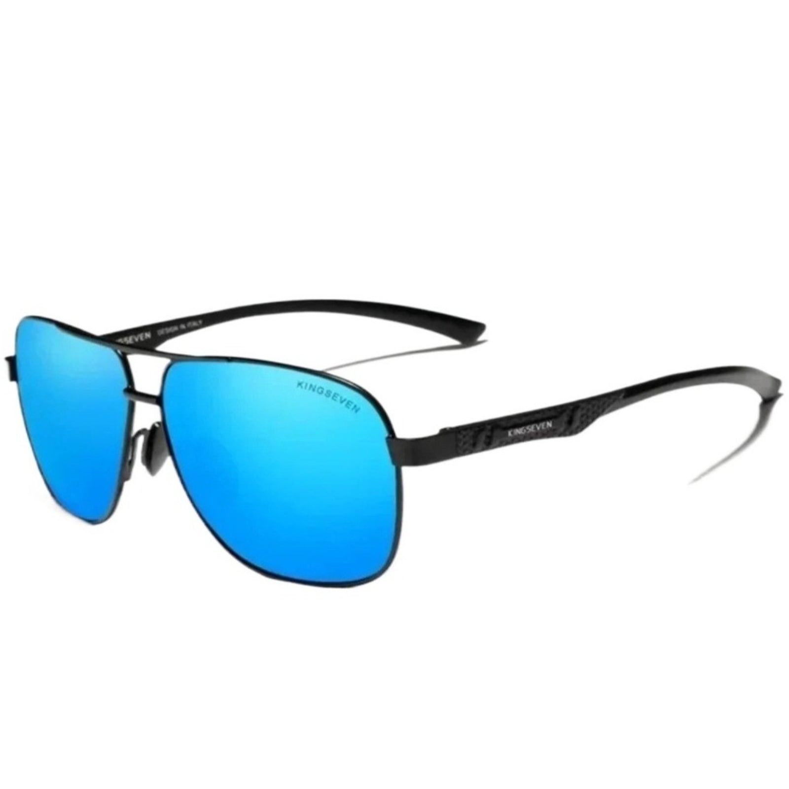 Aluminum Pilot Polarized UV400 Sunglasses | HD Driving Shades – CINILY UK side view